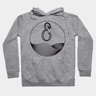 Initial Name E Hoodie